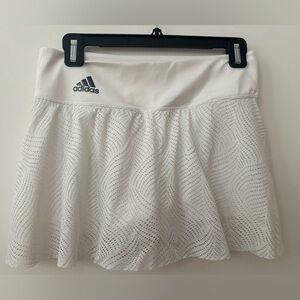 Adidas white tennis skirt